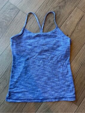 lululemon athletica Blue Space-Dye Strappy Tank